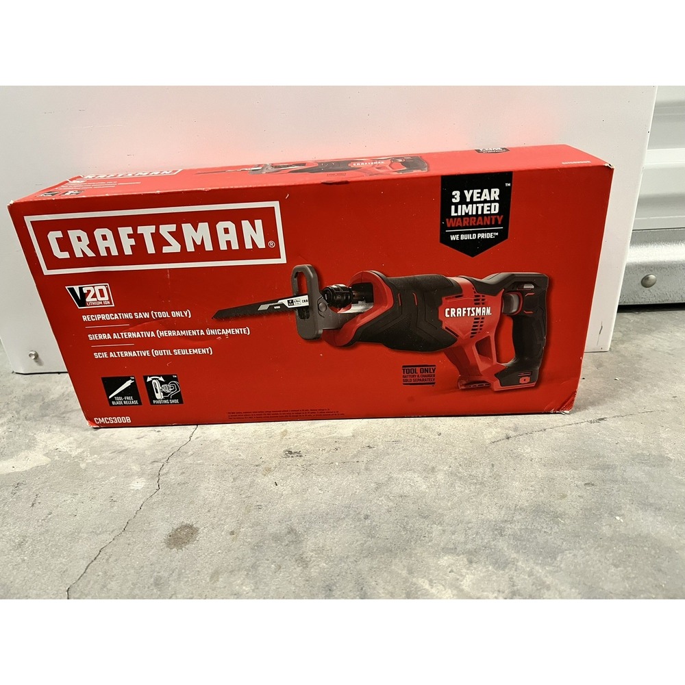 Craftsman CMCS300B 20V Max Cordless Reciprocating Saw - (Tool Only)